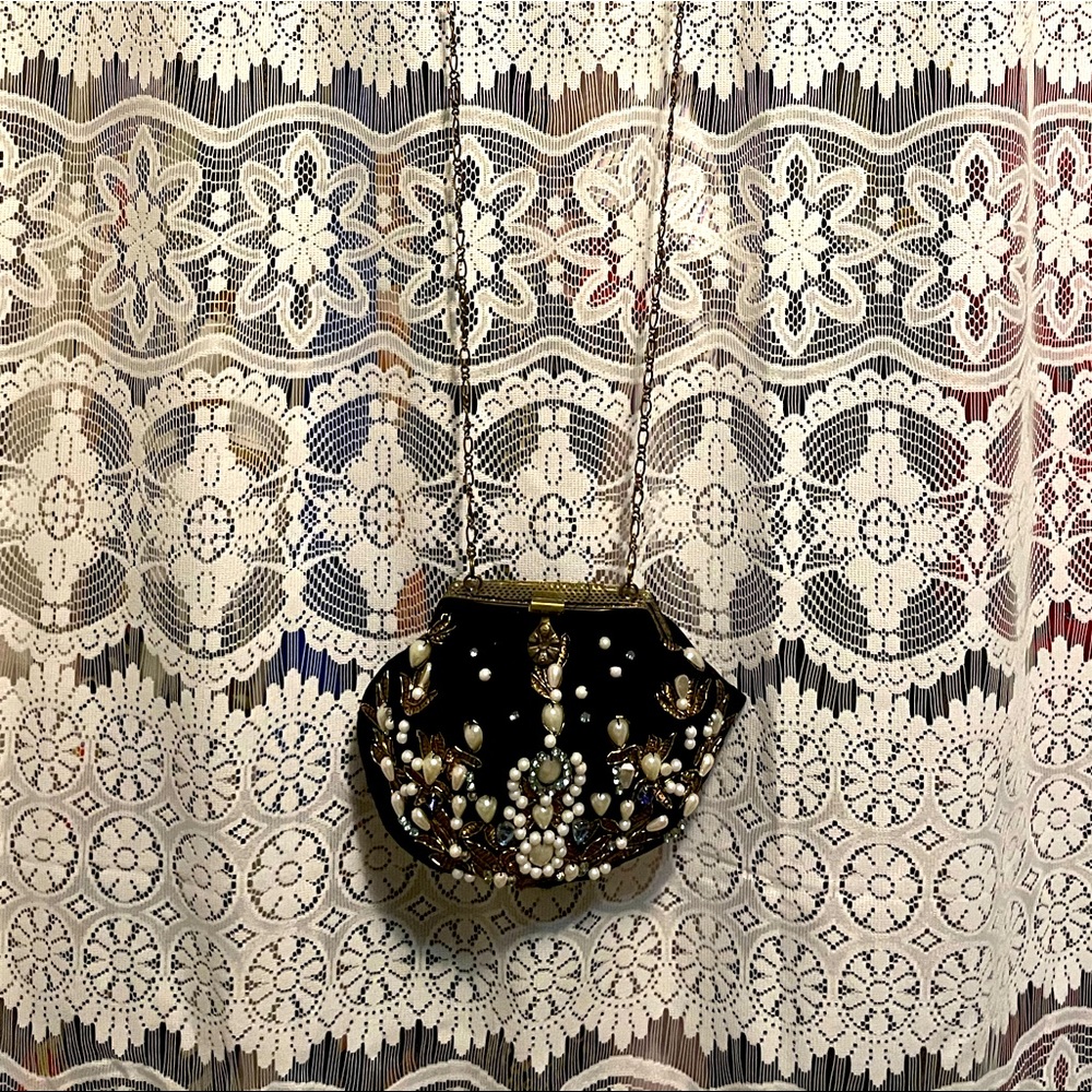 Beaded free people clutch